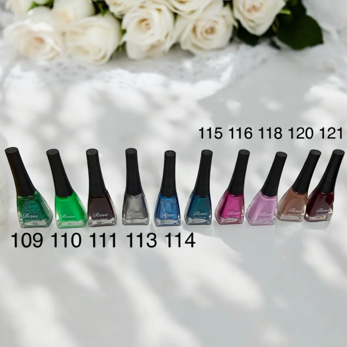 Ojă clasică Rose Engros - Paletar 10 - Set 12 bucăți — Imaginea 1