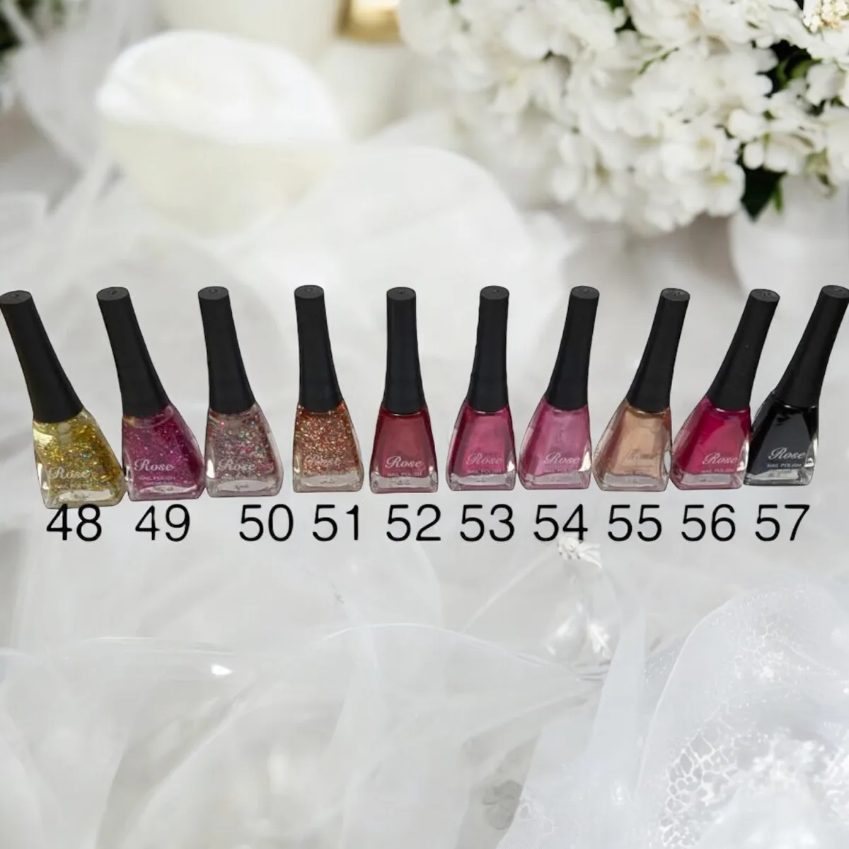 Ojă clasică Rose Engros - Paletar 5 - Set 12 bucăți — Image 1