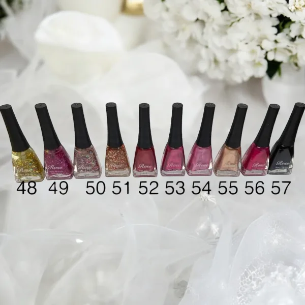 Ojă clasică Rose Engros - Paletar 5 - Set 12 bucăți