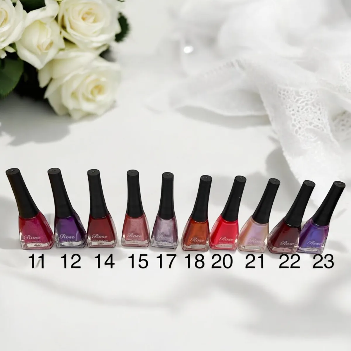 Ojă clasică Rose Engros - Paletar 2 - Set 12 bucăți — Image 1