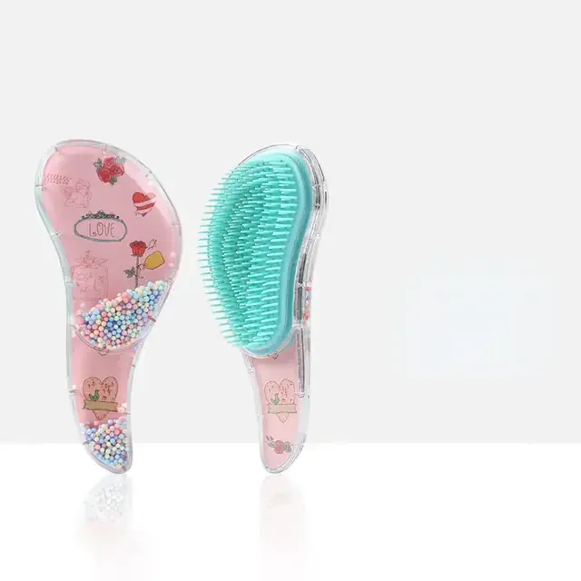 Perie profesională pentru descurcare - model ergonomic cu biluțe colorate și design vesel Engros — Görsel 8