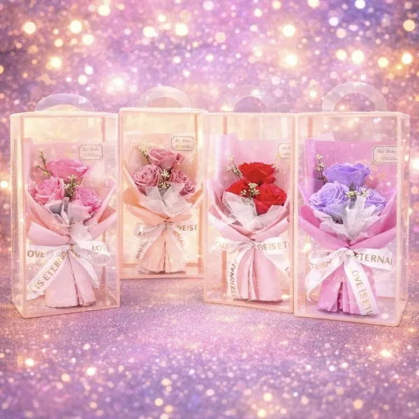 Buchet de săpun cu flori artificiale, en-gros - E141
