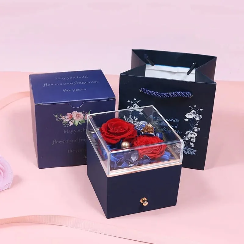 Trandafiri criogenați Floare Eternă cu sertar, en-gros - E401 — Görsel 4
