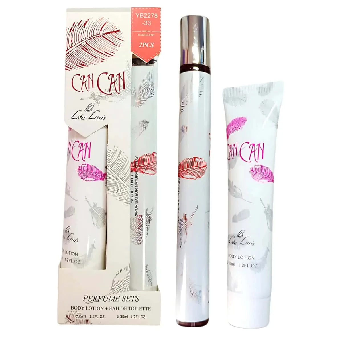 Set parfum tip pix și loțiune de corp 35 ml - YB2278-33 Engros — Image 3