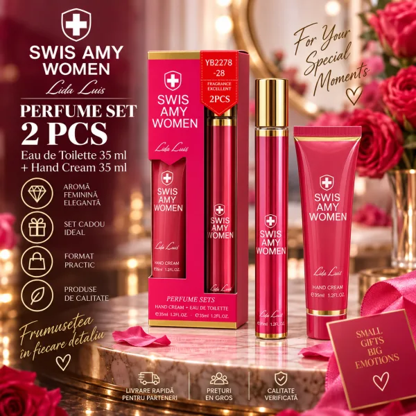 Set parfum tip pix și cremă de mâini 35 ml - YB2278-28 En Gros