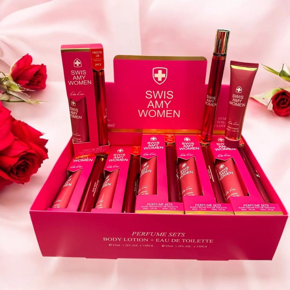 Set parfum tip pix și cremă de mâini 35 ml - YB2278-28 En Gros — Görsel 2