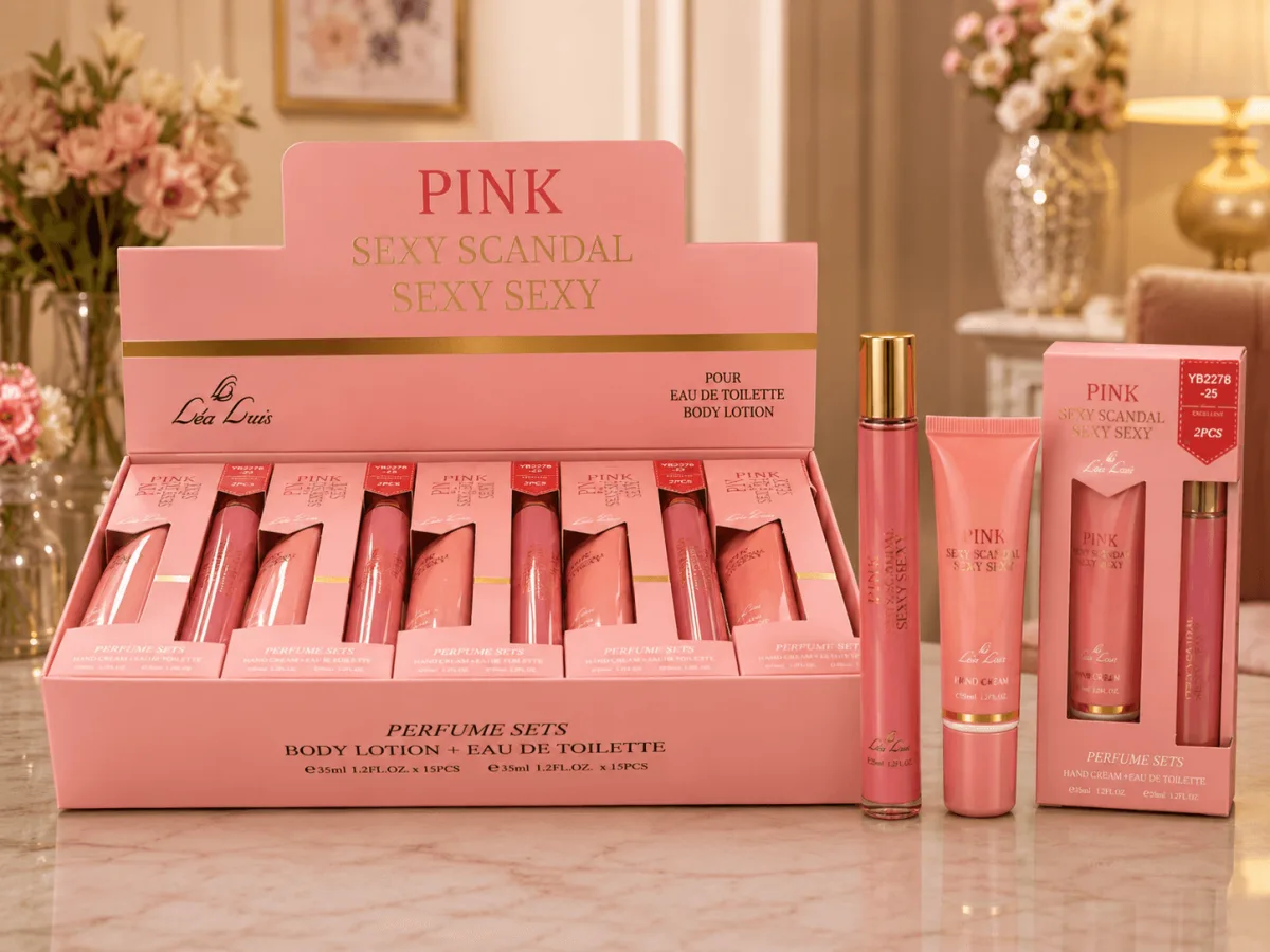 Set Cadou Parfum și Cremă de Mâini 35 ml pentru Femei En Gros — Görsel 2