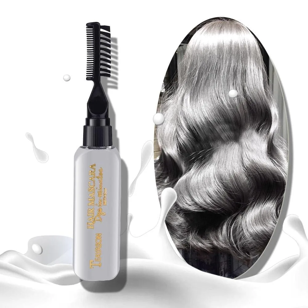 Rimel colorat pentru șuvițe - vopsea temporară de păr, 15 ml, 6 culori intense cu efect glitter Engros — Görsel 5