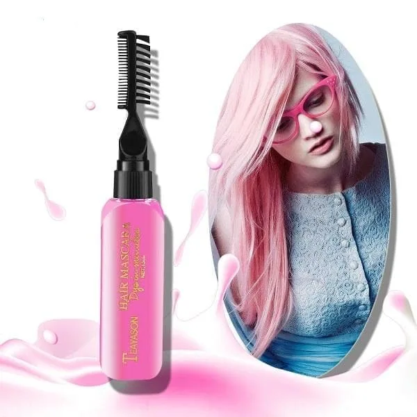 Rimel colorat pentru șuvițe - vopsea temporară de păr, 15 ml, 6 culori intense cu efect glitter Engros — Görsel 7