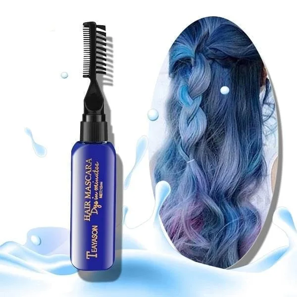 Rimel colorat pentru șuvițe - vopsea temporară de păr, 15 ml, 6 culori intense cu efect glitter Engros — Görsel 8