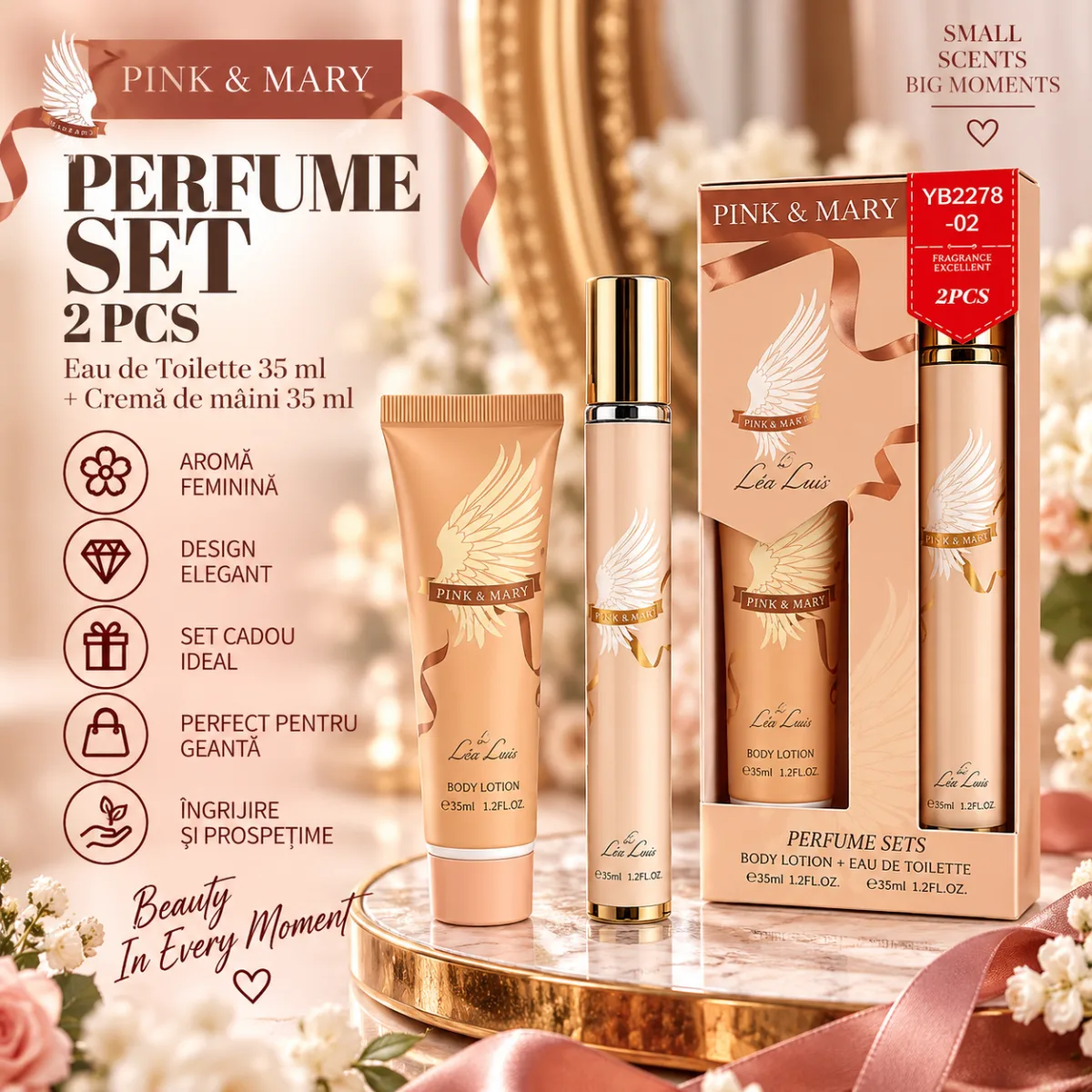 Set parfum și loțiune 35 ml - YB2278-02 En Gros — Image 1