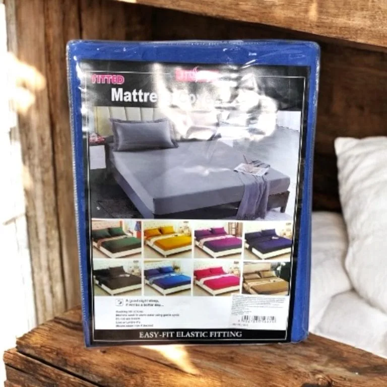 Lenjerie de pat finet albastru regal 150×200 set 3 piese albastru regal (cod H811) En-Gross — Imaginea 3