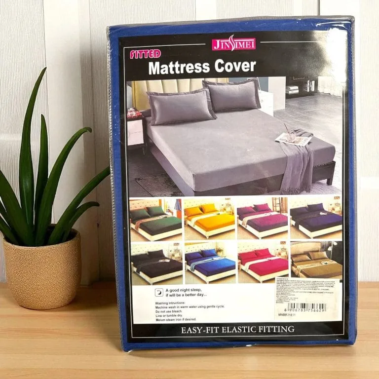 Lenjerie de pat finet albastru regal 150×200 set 3 piese albastru regal (cod H811) En-Gross — Imaginea 4