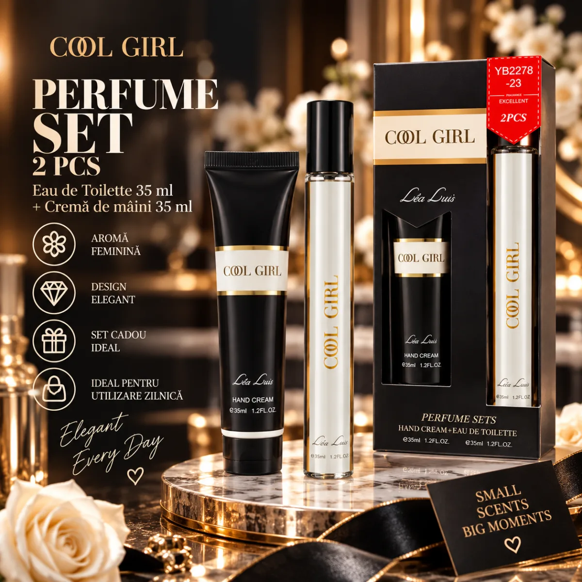 Set parfum si crema 35 ml pentru femei Engros — Görsel 1