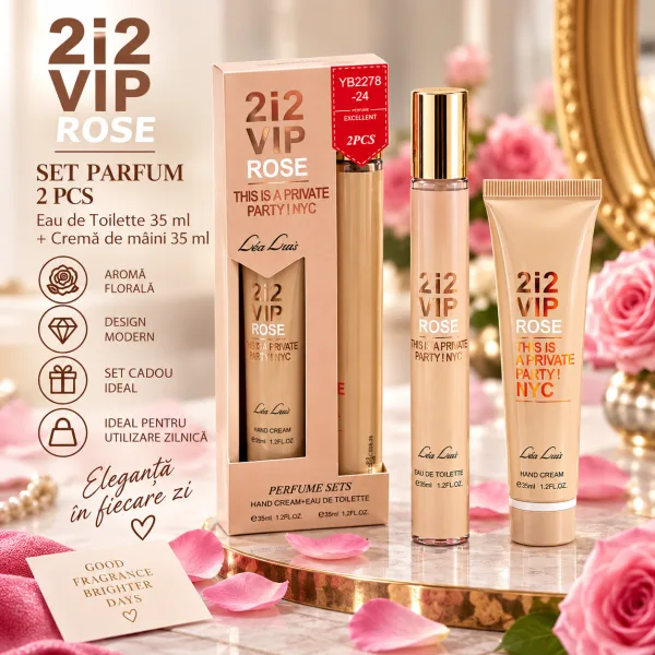 Set cadou feminin cu parfum si crema de maini 35 ml En-Gross