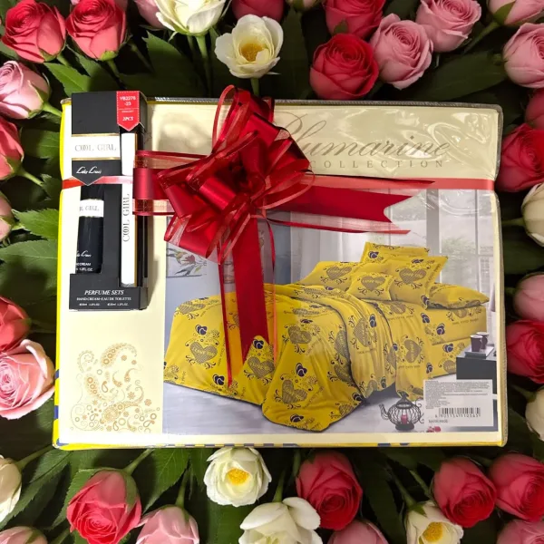 Set cadou H806 femei rafinate cu lenjerie și parfum cu cremă de mâini Engros