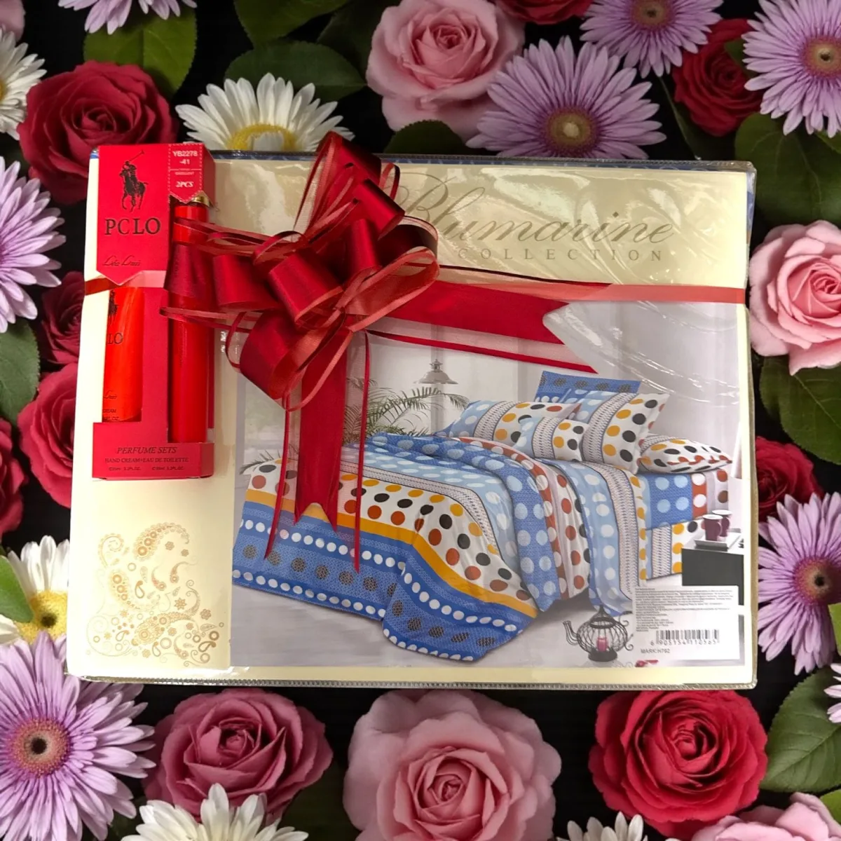 Set cadou H792 femei rafinate cu lenjerie și parfum cu cremă de mâini Engros — Image 1