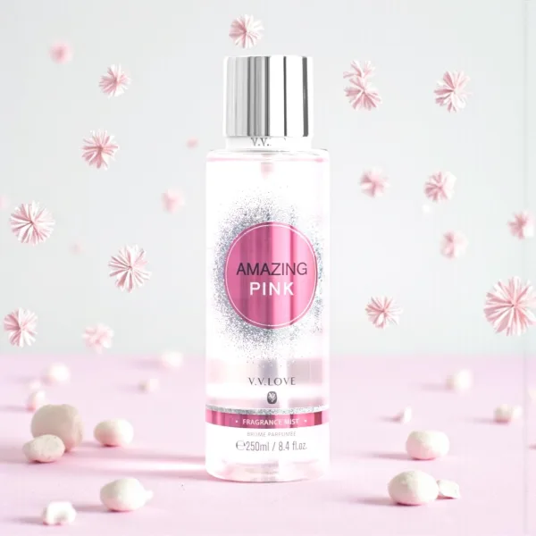 Spray de corp roz 250 ml - aromă dulce și feminină En-Gross
