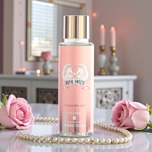 Spray de corp elegant roz 250 ml - aromă feminină și rafinată Angro