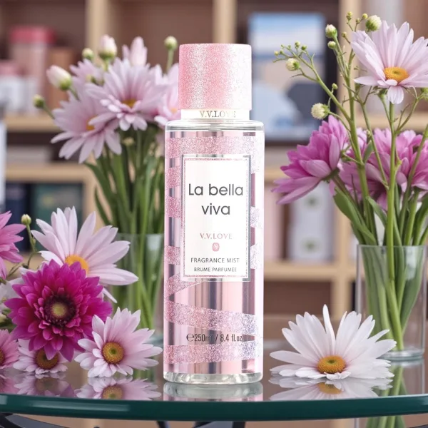 Spray de corp femei cu aromă florală și delicată - Mist Pink Elegance 250 ml Angro