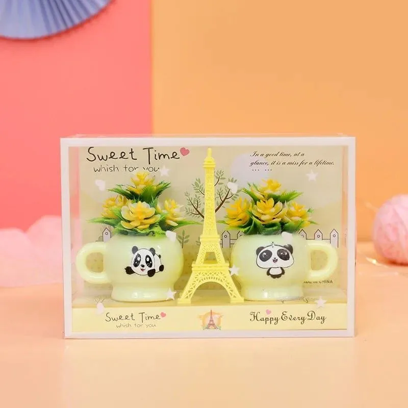 Aranjament floral cu cești Eiffel, en-gros - I498 — Görsel 3