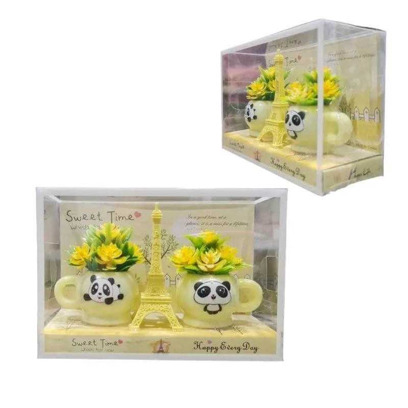 Aranjament floral cu cești Eiffel, en-gros - I498 — Görsel 8
