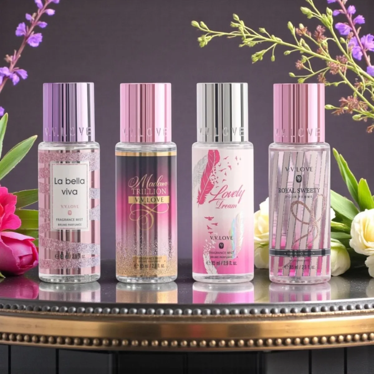 Sprayuri parfumate irezistibile 90 ml mix 9058-58 fragrance mist pentru corp En Gros — Imaginea 1