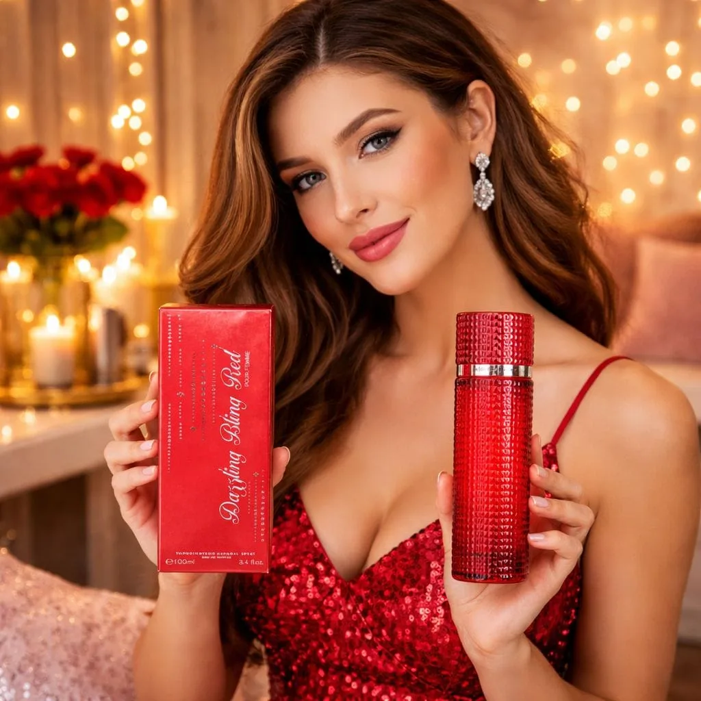 Parfum dama roșu intens 100 ml - aromă senzuală și persistentă En-Gross — Görsel 1