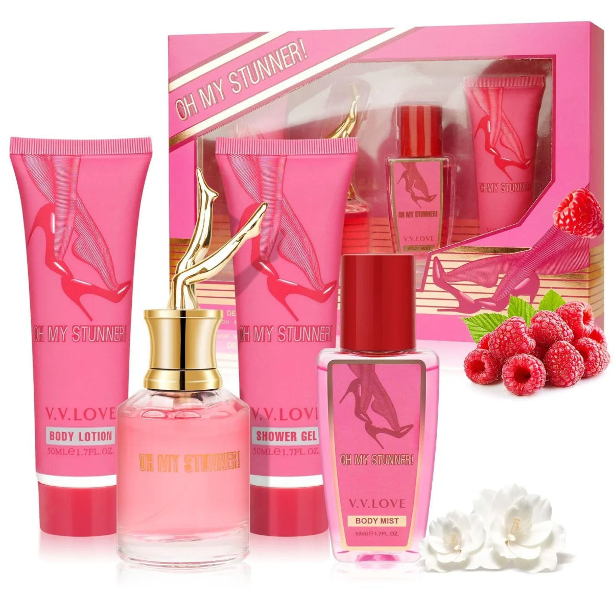 Set cadou dama 4 piese parfum dulce Engros — Görsel 4