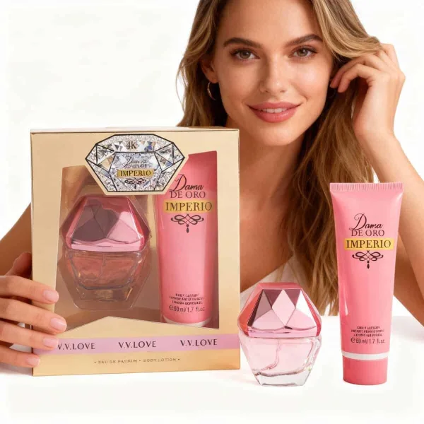 Set cadou parfum și loțiune corp 80 ml pentru femei En Gros