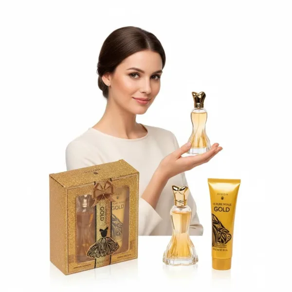 Set cadou parfum și loțiune corp pentru femei elegant Angro