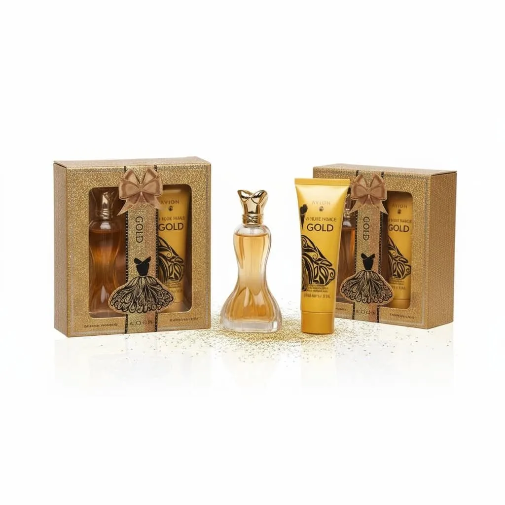 Set cadou parfum și loțiune corp pentru femei elegant Angro — Görsel 3