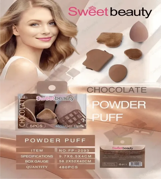 Set buretei machiaj Sweet Beauty FP-2093 5 piese pentru pudra En Gros