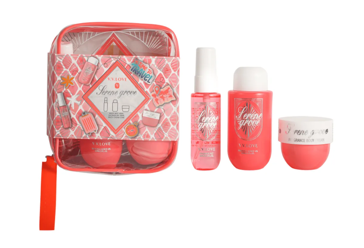 Set gel de dus lotiune corp si spray corp parfumant VL9040-S-1 En-Gross — Görsel 2