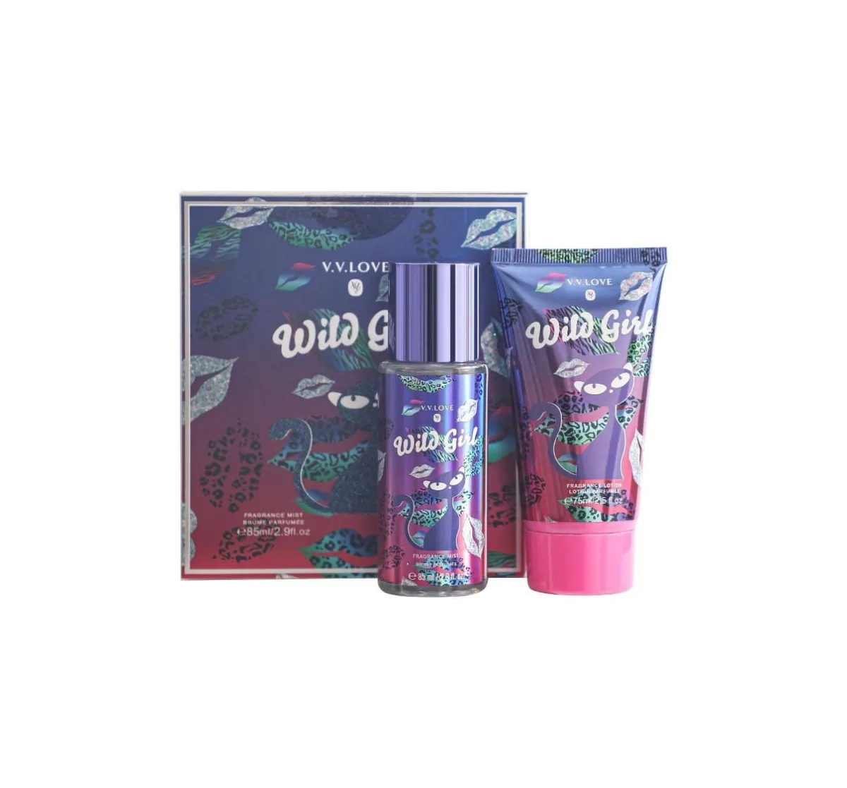 Set Cadou Femei Body Mist 85 ml si Body Lotion 75 ml VL9059-77 Engros — Imaginea 1
