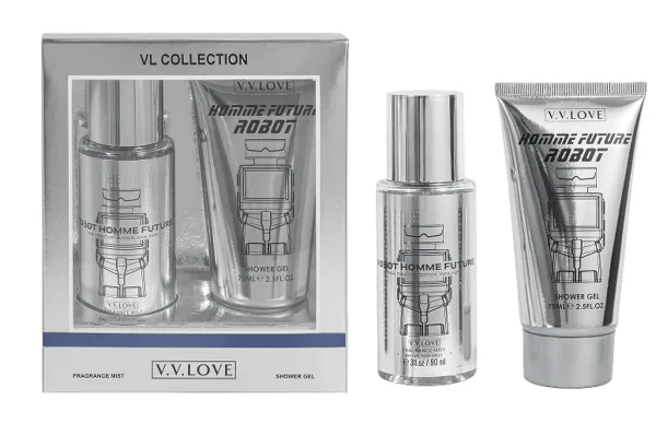 Set Cadou Dama Spray Parfumat pentru Corp 85 ml si Lotiune de Corp 75 ml Angro