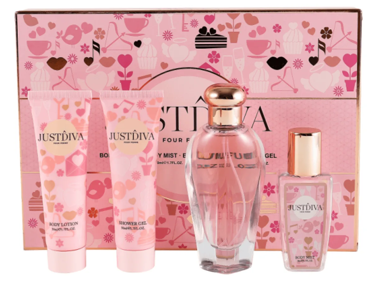 Set cadou parfum femei cu body mist, lotiune si gel de dus VL1034 En Gros — Imaginea 1