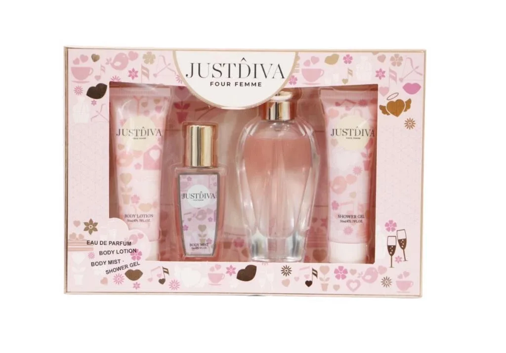 Set cadou parfum femei cu body mist, lotiune si gel de dus VL1034 En Gros — Imaginea 3