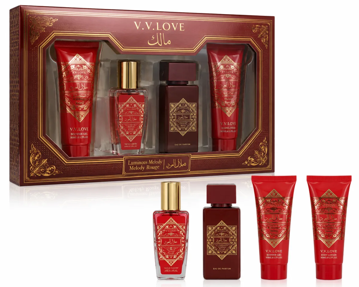 Set cadou parfum arabesc femei cu body mist si lotiune VL1074 En-Gross — Imaginea 1