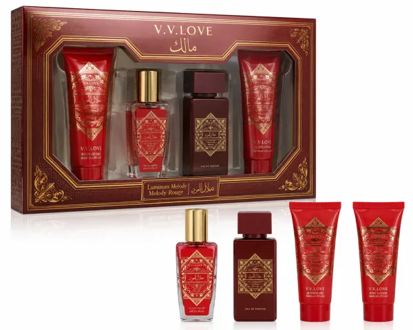 Set cadou parfum arabesc femei cu body mist si lotiune VL1074 En-Gross