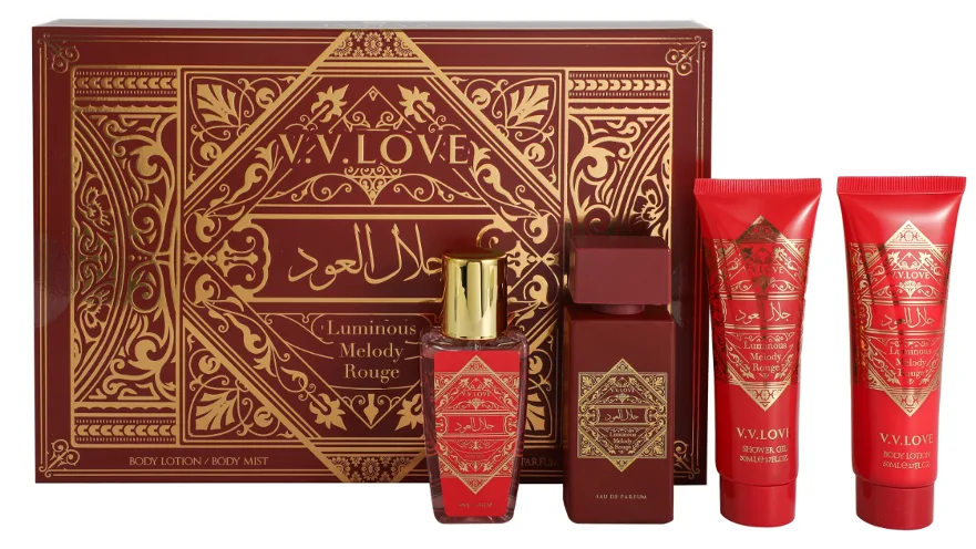 Set cadou parfum arabesc femei cu body mist si lotiune VL1074 En-Gross — Imaginea 2