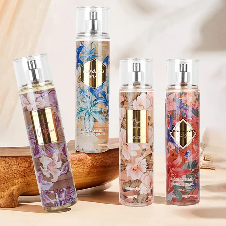 Spray parfumat pentru corp 250 ml femei si barbati - Set 4 arome En Gros — Image 1