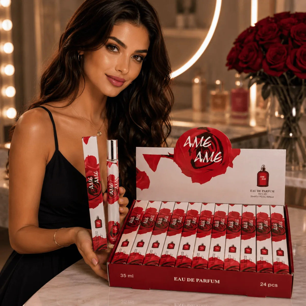 Parfum de damă 35 ml aromă florală dulce și romantică Engros — Imaginea 1