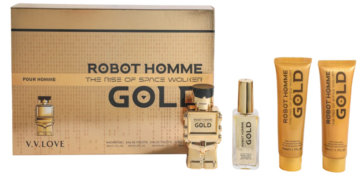 Set Cadou Bărbați 4 Produse - Parfum & Îngrijire - Cod VL1046 Angro — Imaginea 4