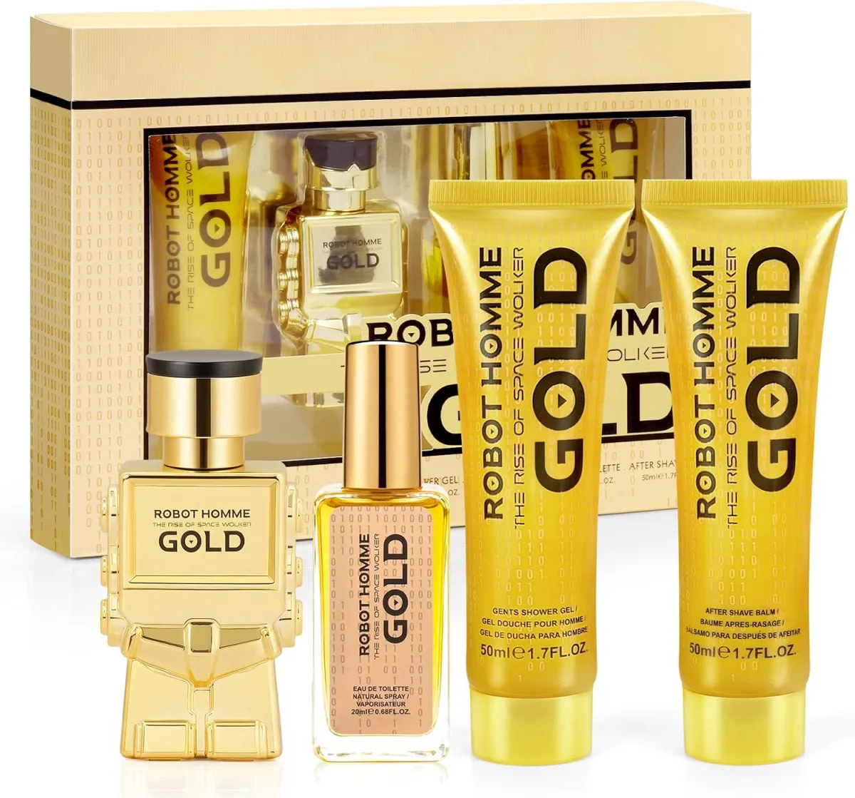 Set Cadou Bărbați 4 Produse - Parfum & Îngrijire - Cod VL1046 Angro — Imaginea 6