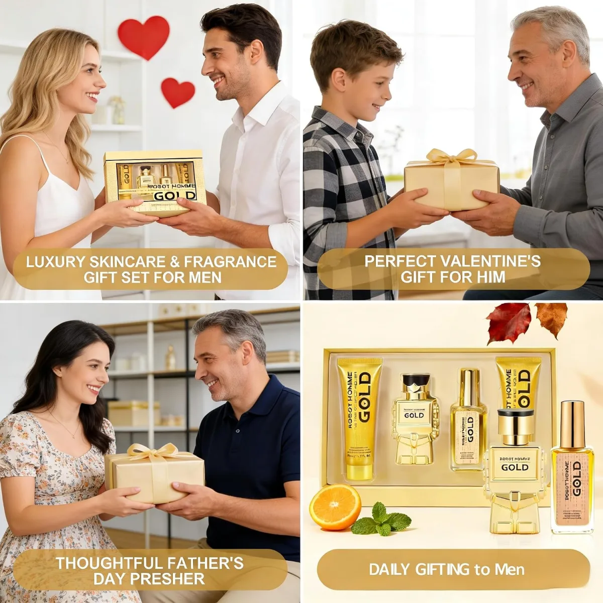 Set Cadou Bărbați 4 Produse - Parfum & Îngrijire - Cod VL1046 Angro — Imaginea 7