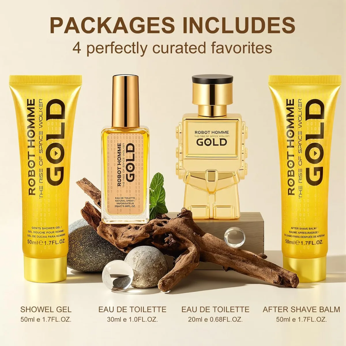 Set Cadou Bărbați 4 Produse - Parfum & Îngrijire - Cod VL1046 Angro — Imaginea 8