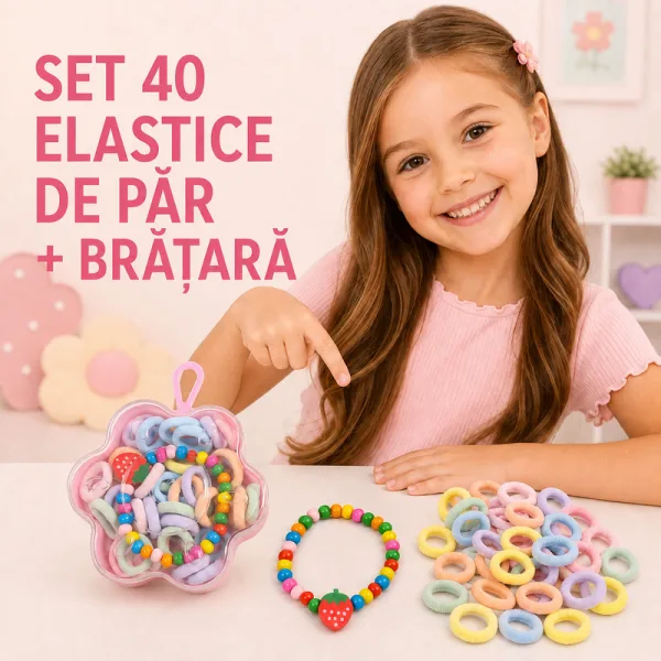 Set 40 Elastice Par si Bratara K28 En-Gross