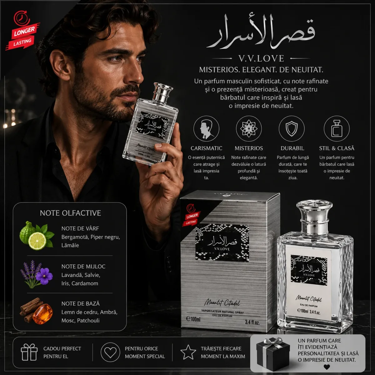 Parfum oriental bărbați 100 ml - Cod VL8901-62 — Görsel 1
