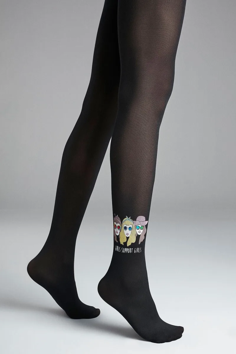 Penti Dres Engros, Girls Support 40 Den , Negru — Image 2